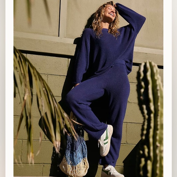 Free People Malibu Sweater Set - Green - Picture 1 of 5